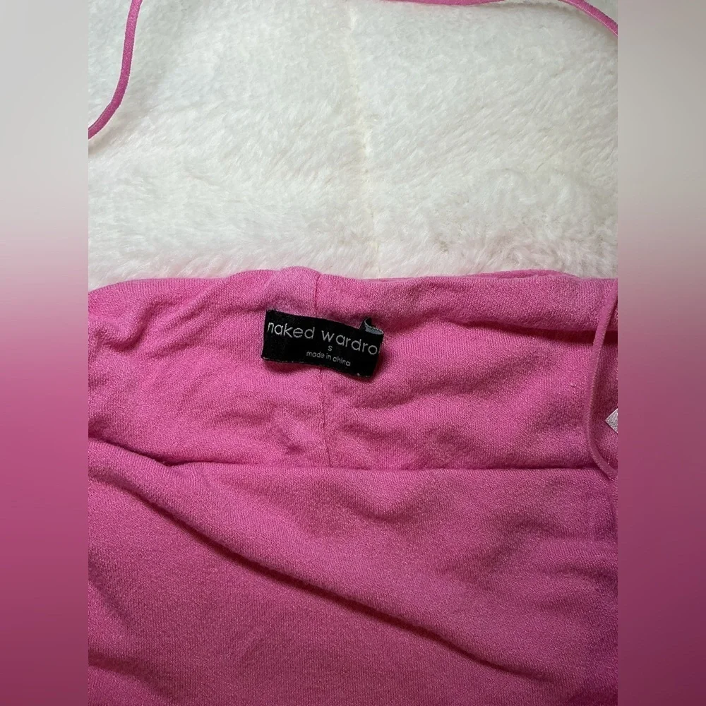 Naked Wardrobe Pink Spaghetti Strap Jumpsuit - Picture 7 of 9